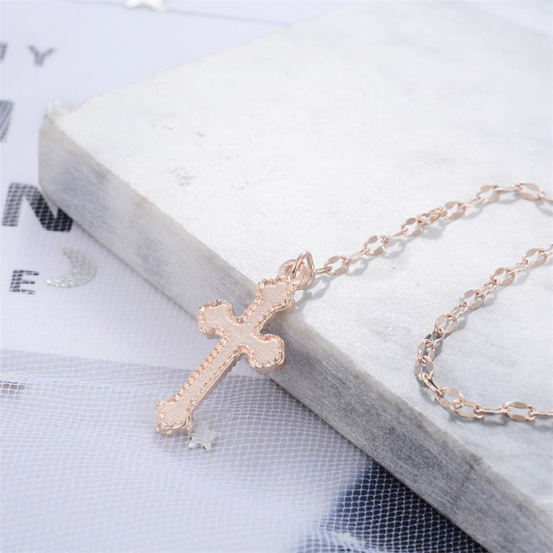 Fashion Cross Christian Jesus Easter Jewelry Sexy Tassel Women's Clavicle Chain Pendant