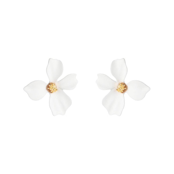 Sweet Flowers Stud Earrings Nhln143534