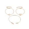 Fashion Openwork Kitten Bracelet Coconut Bracelet Three-piece Set Nhcu146567