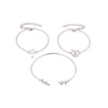 Fashion Openwork Kitten Bracelet Coconut Bracelet Three-piece Set Nhcu146567
