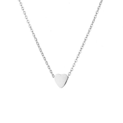 Lady Heart Stainless Steel Plating Necklace