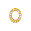 Fashion Letter Copper Gold Plated Zircon Necklace
