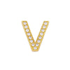 Fashion Letter Copper Gold Plated Zircon Necklace