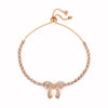 New Fashion Wild Bracelet Inlaid With Diamond Butterfly Bracelet Fashion Crystal Adjustment Bead Bracelet