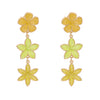 Fashion Retro Lilac Oil Drop Flower Earrings Three Earrings Personalized Earrings Wholesale Gooddiy