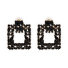 Fashion Geometric Diamond Alloy Earrings Ear Studs