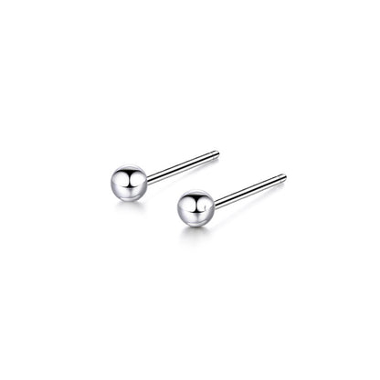 Hot Selling Stainless Steel Simple Spherical Ear Clip Earring For Women Wholesale