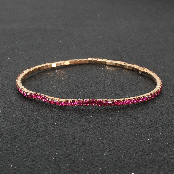 Fashion Geometric Rhinestone Iron Diamond No Inlaid Women'S Bracelets
