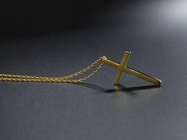 Wholesale Jewelry Cross Pendant Titanium Steel Necklace Nihaojewelry