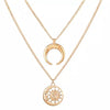 Retro Geometric Alloy Wholesale Pendant Necklace