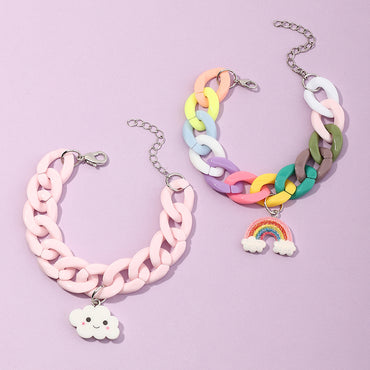 Rainbow Cloud Cute Bracelet