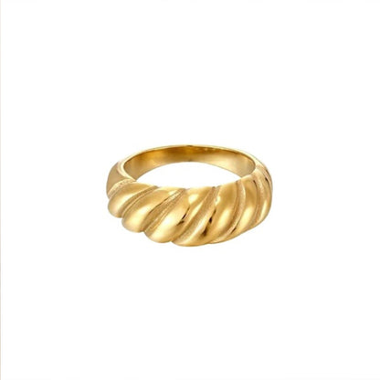 Stainless Steel Inlaid Shell Gold Plated