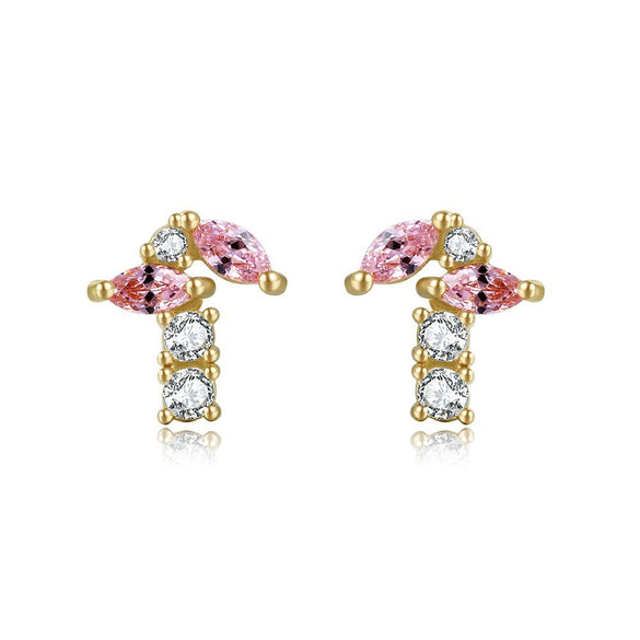 Wholesale Summer Zircon Earrings 18k Gold Color-preserving Jewelry Gooddiy