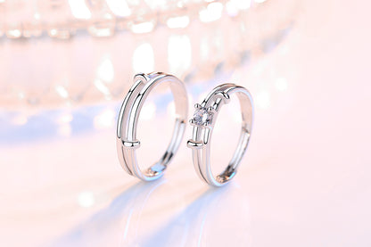 Simple Men And Women Couple Copper Ring Accessories Wholesale