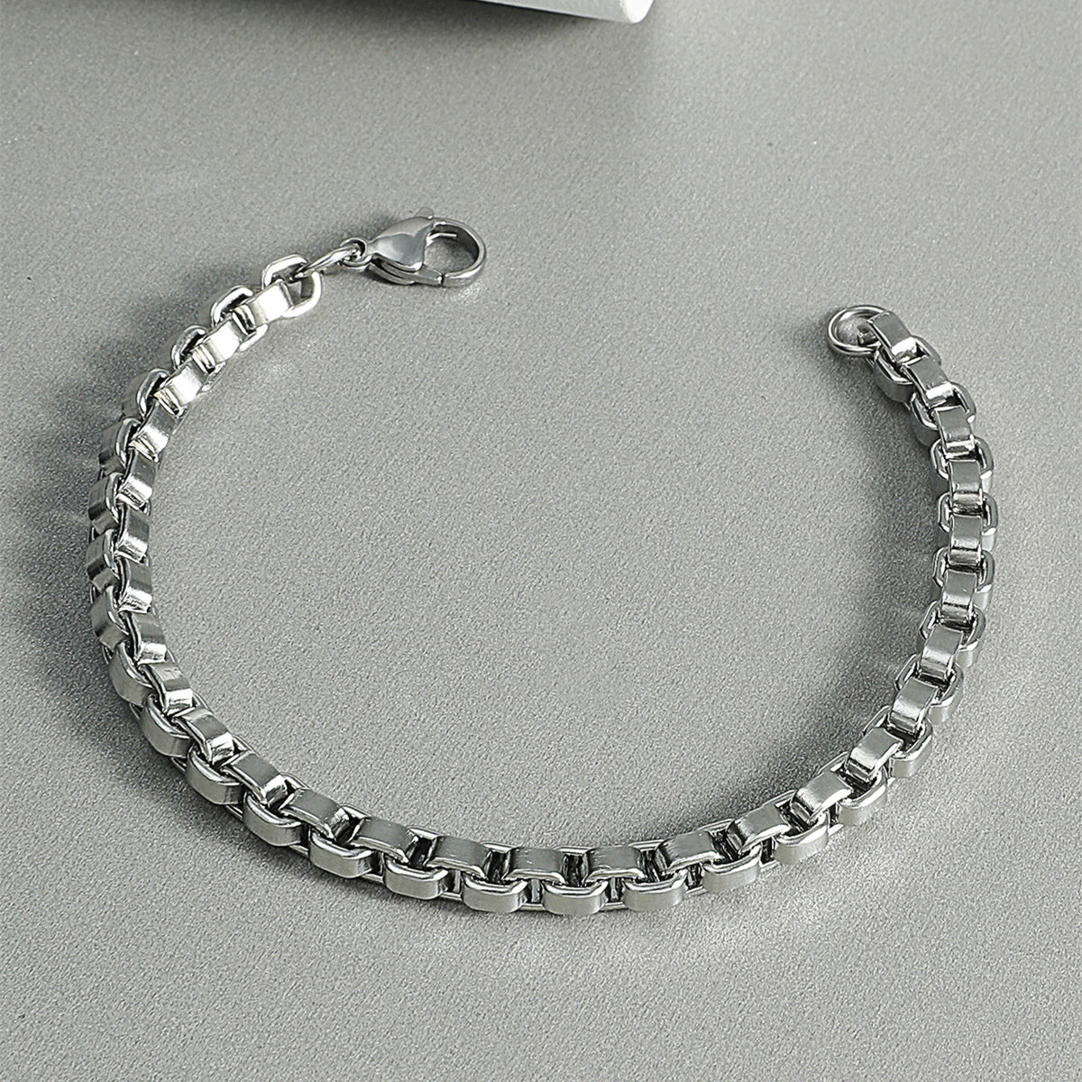 Wholesale Jewelry Square Splicing Titanium Steel Bracelet Nihaojewelry