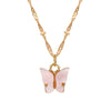 Fashion Butterfly Pendant Alloy Necklace Wholesale