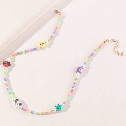 Fashion Fruit Miyuki Beads Children's Necklace Wholesale