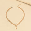 Fashion Diamond Chain Double Layer Necklace