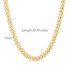 Twisted Cuban Chain 18k Gold Plated Stainless Steel Necklace Hip Hop Necklace Wholesale