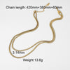 Twisted Cuban Chain 18k Gold Plated Stainless Steel Necklace Hip Hop Necklace Wholesale
