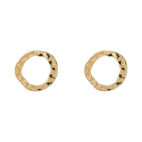 European And American Fashion Creative Butterfly C-shaped Flower Resin Earrings