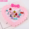 Children's Ring Exquisite Flashing Diamond Adjustable Finger Toy 36 Pieces