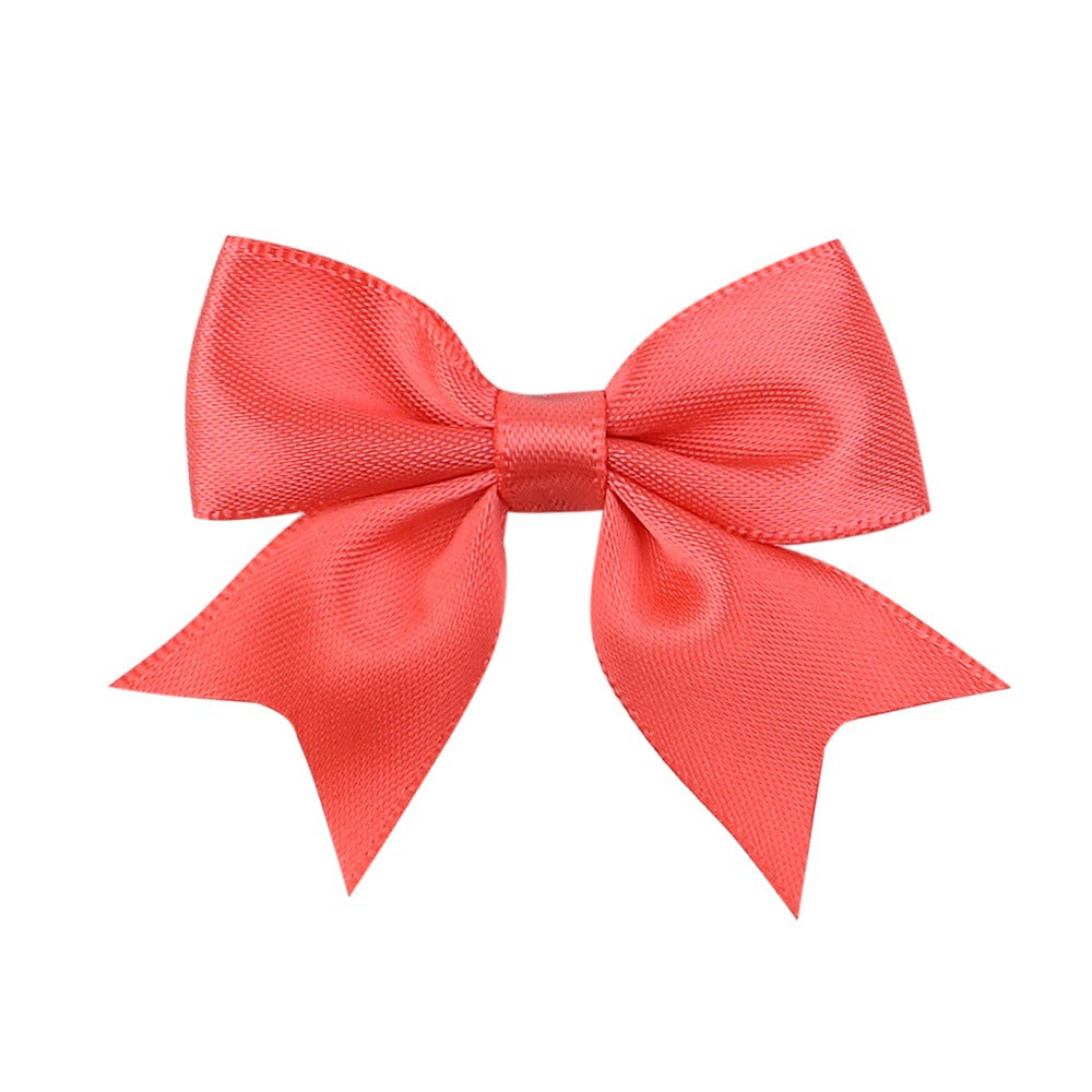 New Children's Hair Accessories Cute Baby Bow Broken 20 Color Solid Color Duckbill Clip