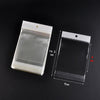 Basic Transparent Plastic Jewelry Packaging Bags