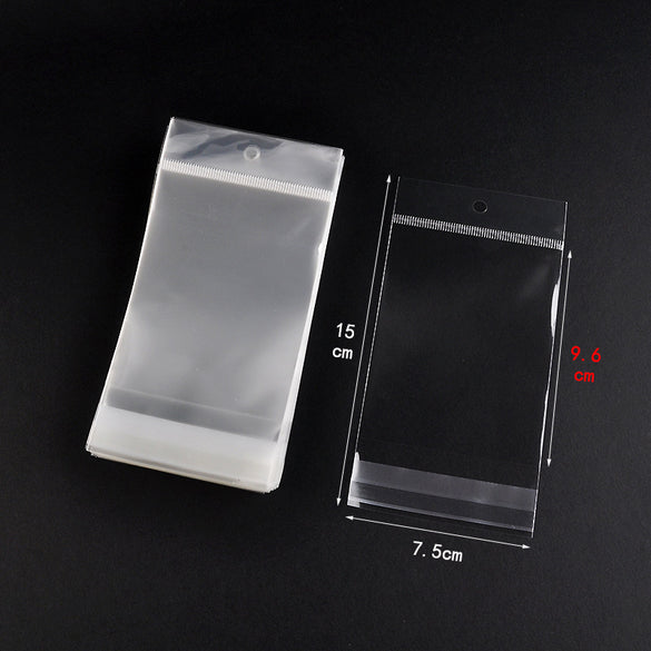 Basic Transparent Plastic Jewelry Packaging Bags