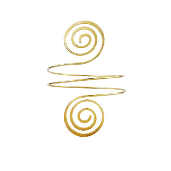 Fashion Multi-layer Glossy Notes Bracelet Spiral Alloy Armband