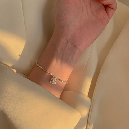 New Style Heart Shape Pendant Alloy Necklace Bracelet