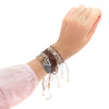 Ins Europe And America Cross Border Personalized Ethnic Style Multi-layer Beaded Diamond-embedded Miyuki Bead Woven Geometric Bracelet Set