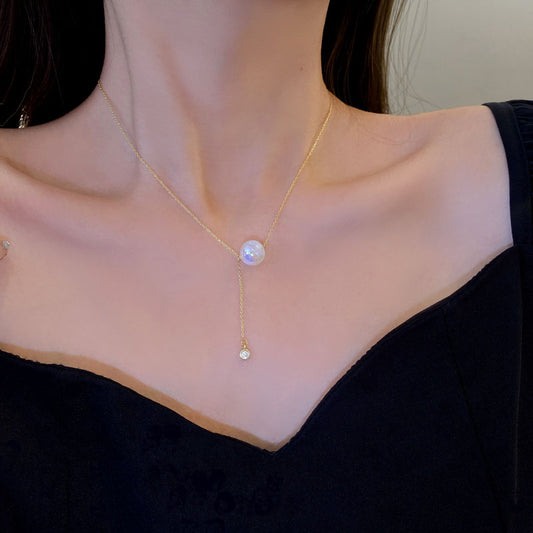 Women's Korean Style Pearl Alloy Necklace Artificial Pearls Necklaces