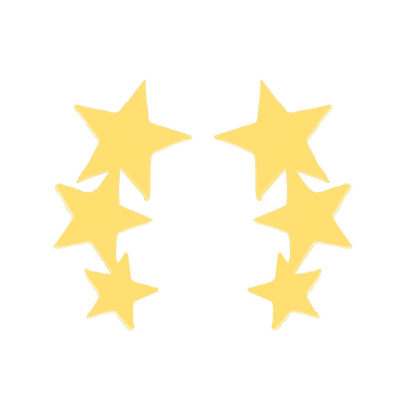 Women's Simple Style Korean Style Geometric Stainless Steel No Inlaid Ear Studs Stainless Steel Earrings