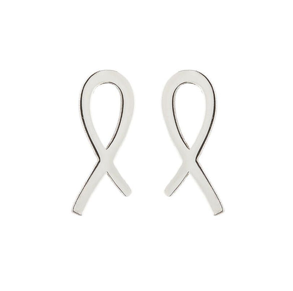 Women's Simple Style Geometric Stainless Steel No Inlaid Ear Studs Stainless Steel Earrings