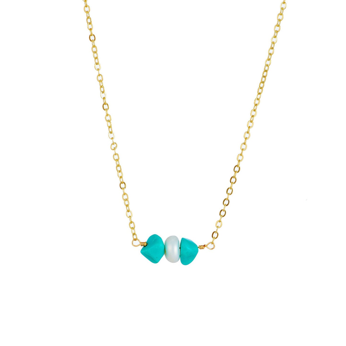 Mama Geometric Copper 14k Gold Plated Birthstone Necklace In Bulk