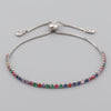 Retro Geometric Copper Zircon Bracelets In Bulk