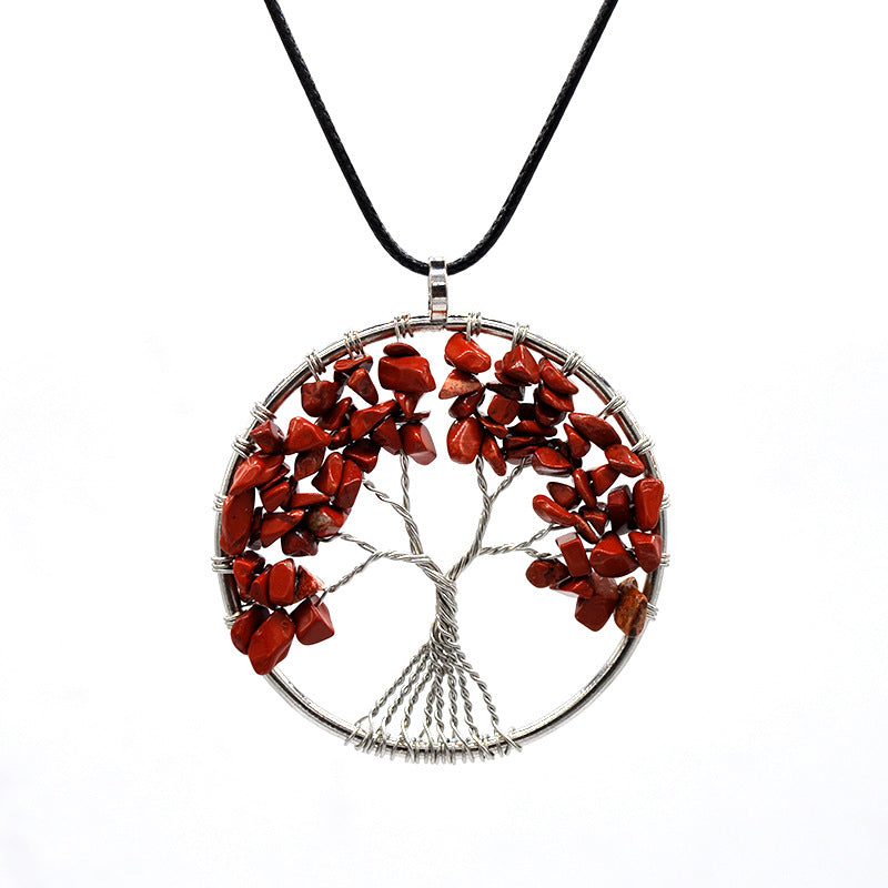 Ethnic Style Leaf Copper Necklace Plating Crystal Copper Necklaces