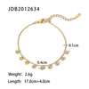 Fashion Geometric Stainless Steel Plating Gold Plated Necklace