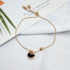 Simple Style Heart Shape Alloy Plating Bracelets