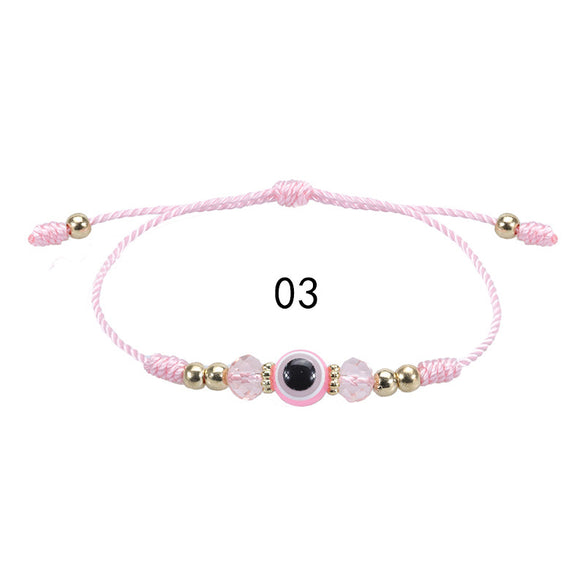 Simple Style Eye Resin Knitting Unisex Bracelets 1 Piece