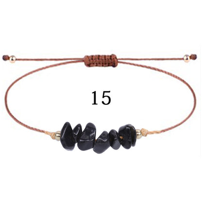 Retro Geometric Rope Knitting Unisex Bracelets 1 Piece