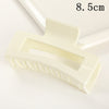 Fashion Rectangle Plastic Hair Claws 1 Piece