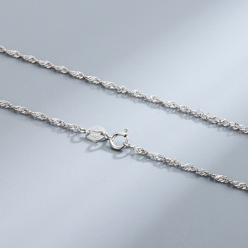 Simple Style Geometric Silver Plating Necklace
