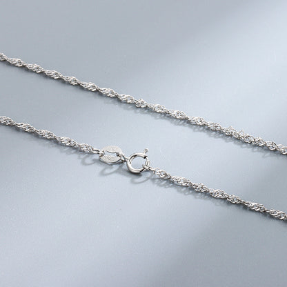 Simple Style Geometric Silver Plating Necklace