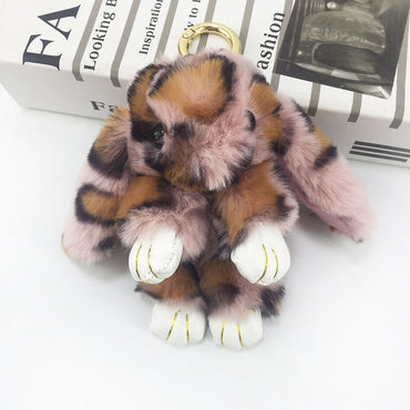 Cute Rabbit Alloy Bag Pendant Keychain