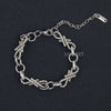 Simple Style Geometric Titanium Steel Plating Bracelets 1 Piece