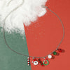 Fashion Christmas Tree Snowman Elk Alloy Women's Necklace 1 Piece