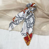 Fashion Ditsy Floral Cloth Printing Hair Tie 1 Piece