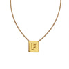 Simple Style Letter Square Titanium Steel Necklace 1 Piece